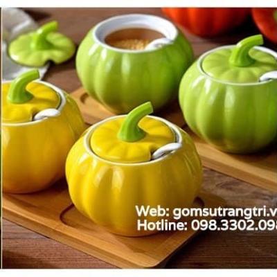 HŨ SỨ ĐỰNG GIA VỊ BÍ NGÔ